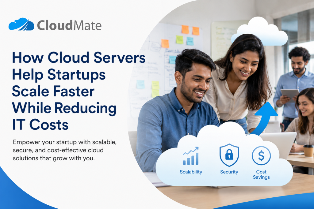 How Cloud Servers Help Startups Scale Faster & Reduce IT Costs in 2026 | CloudMate